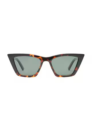 Le Specs Velodrome Sunglasses in Dark Tort & Khaki Mono Polarized from Revolve.com | Revolve Clothing (Global)