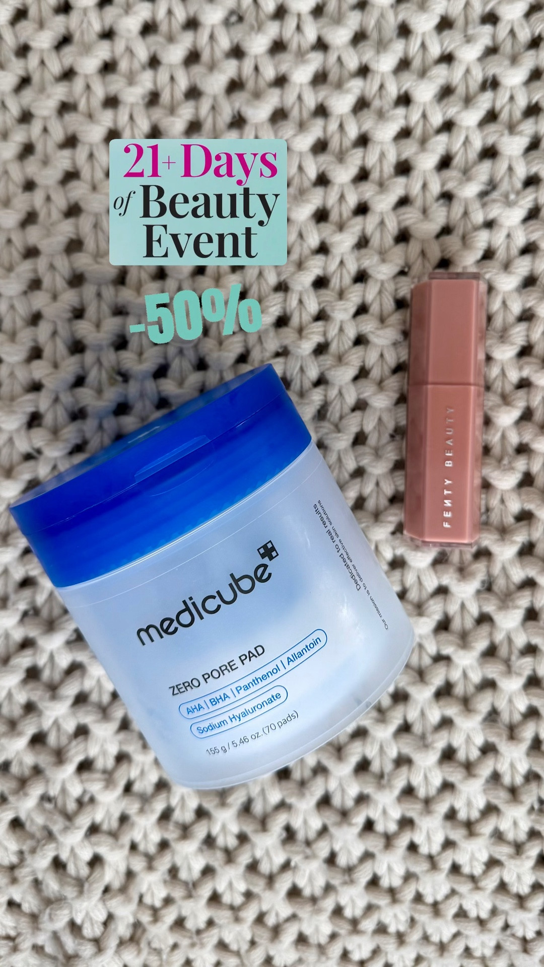 Half off Medicube zero pore pads and Fenty gloss bomb stix today only!!

#LTKselfcare #LTKSaleAlert #LTKBeauty