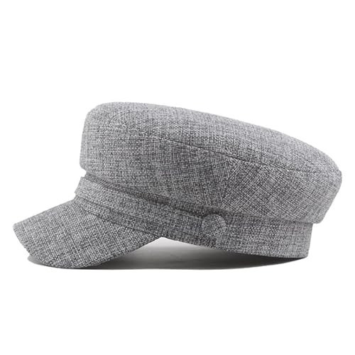 LANEYCX Newsboy Hats for Women, Fashion Newsboy Cap Bakerboy Cabbie Gatsby Pageboy Visor Beret Hat (US, Numeric, 7 1/8, Grey) | Amazon (US)