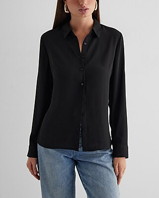 Slim Convertible Sleeve Portofino Shirt | Express