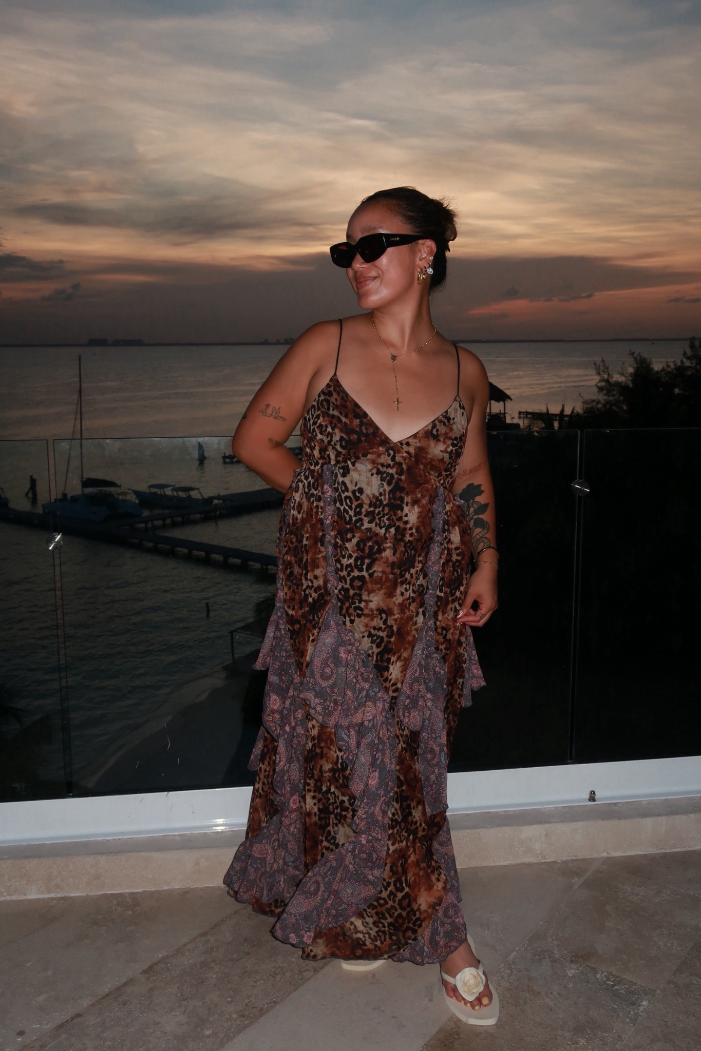 rooftop dinner in Mexico outfit - flip flops on currently on sale and I was able to fit 1 size up 

#LTKFindsUnder50 #LTKTravel #LTKShoeCrush