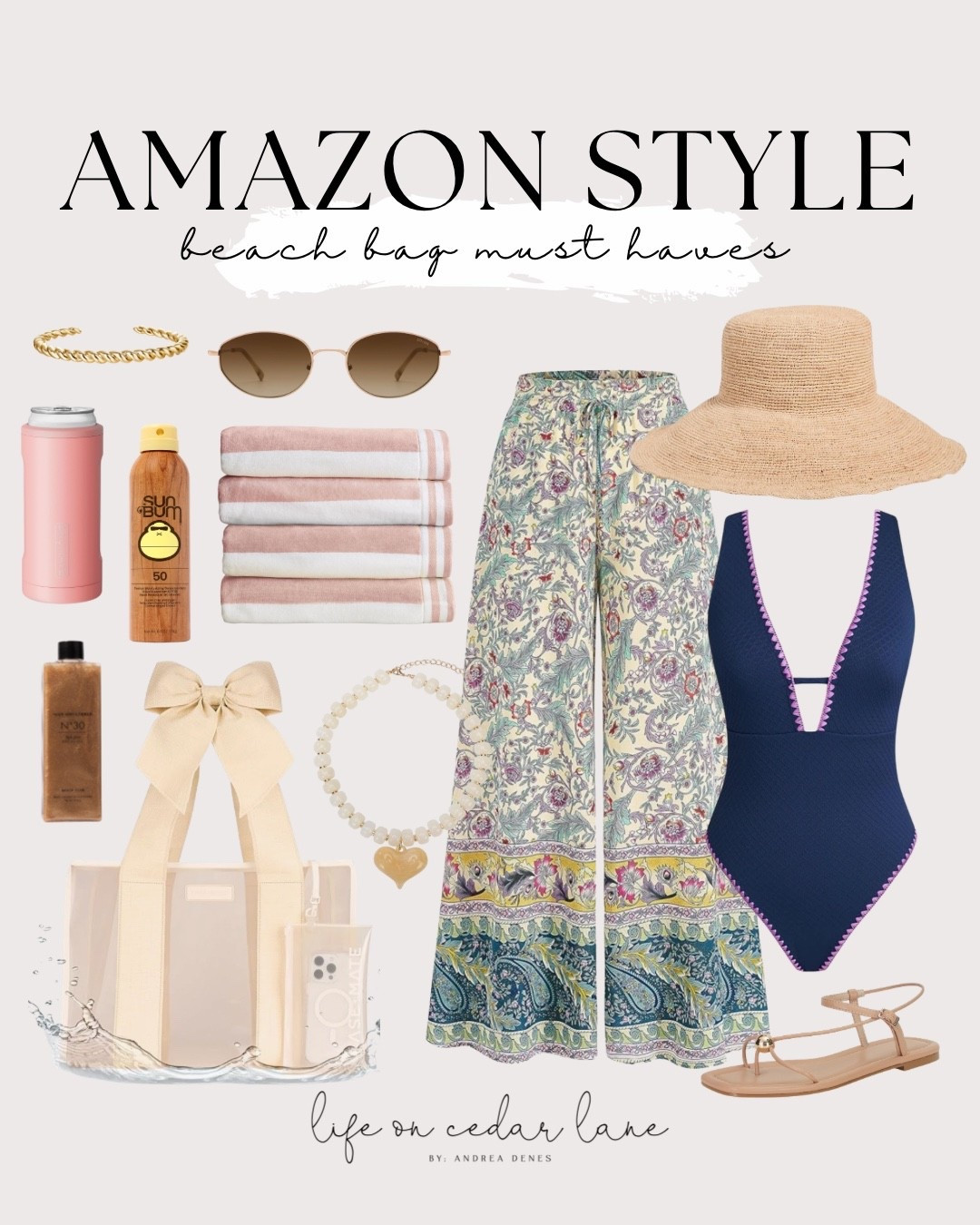 Hit the beach with these Amazon style essentials! Perfect for a sunny day. #beachready #amazonstyle

#LTKTravel #LTKSwim #LTKspringtrends