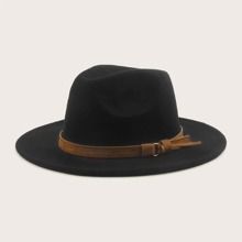 Men Belt Decor Fedora Hat | SHEIN