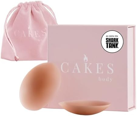 CAKES Body® Grippy Non-Adhesive Silicone Nipple Covers for Women (NO STICKY ADHESIVE) - Reusable... | Amazon (US)