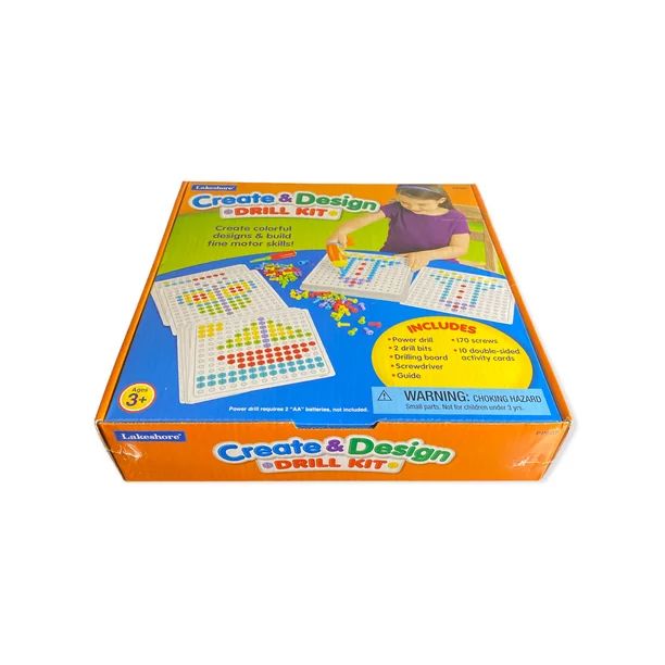 Lakeshore Create and Design Drill Kit for Boys and Girls Ages 3+ - Walmart.com | Walmart (US)