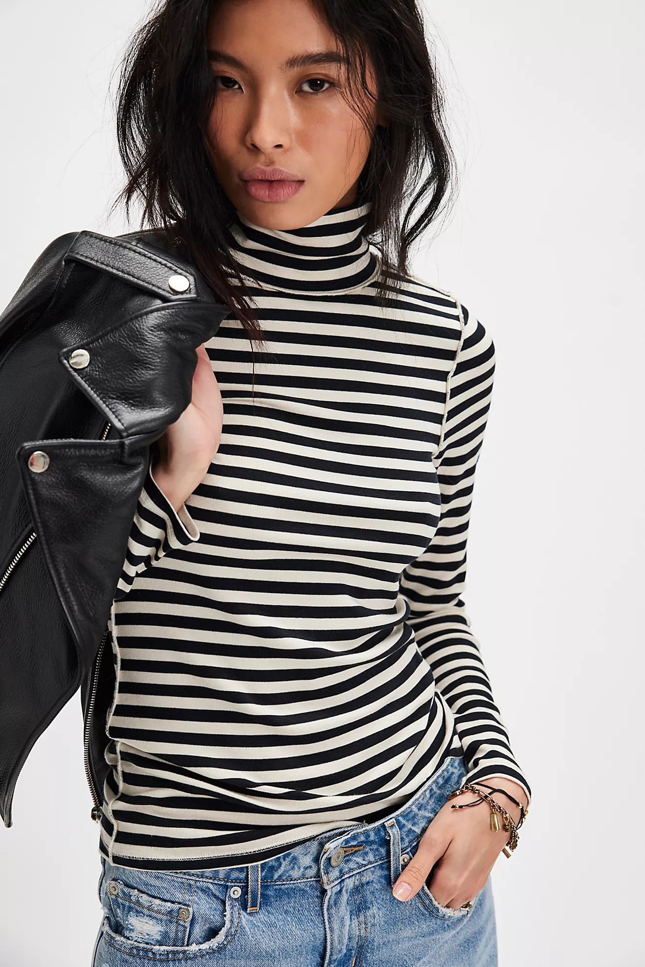 We The Free Good Good Stripe Turtleneck | Free People (Global - UK&FR Excluded)