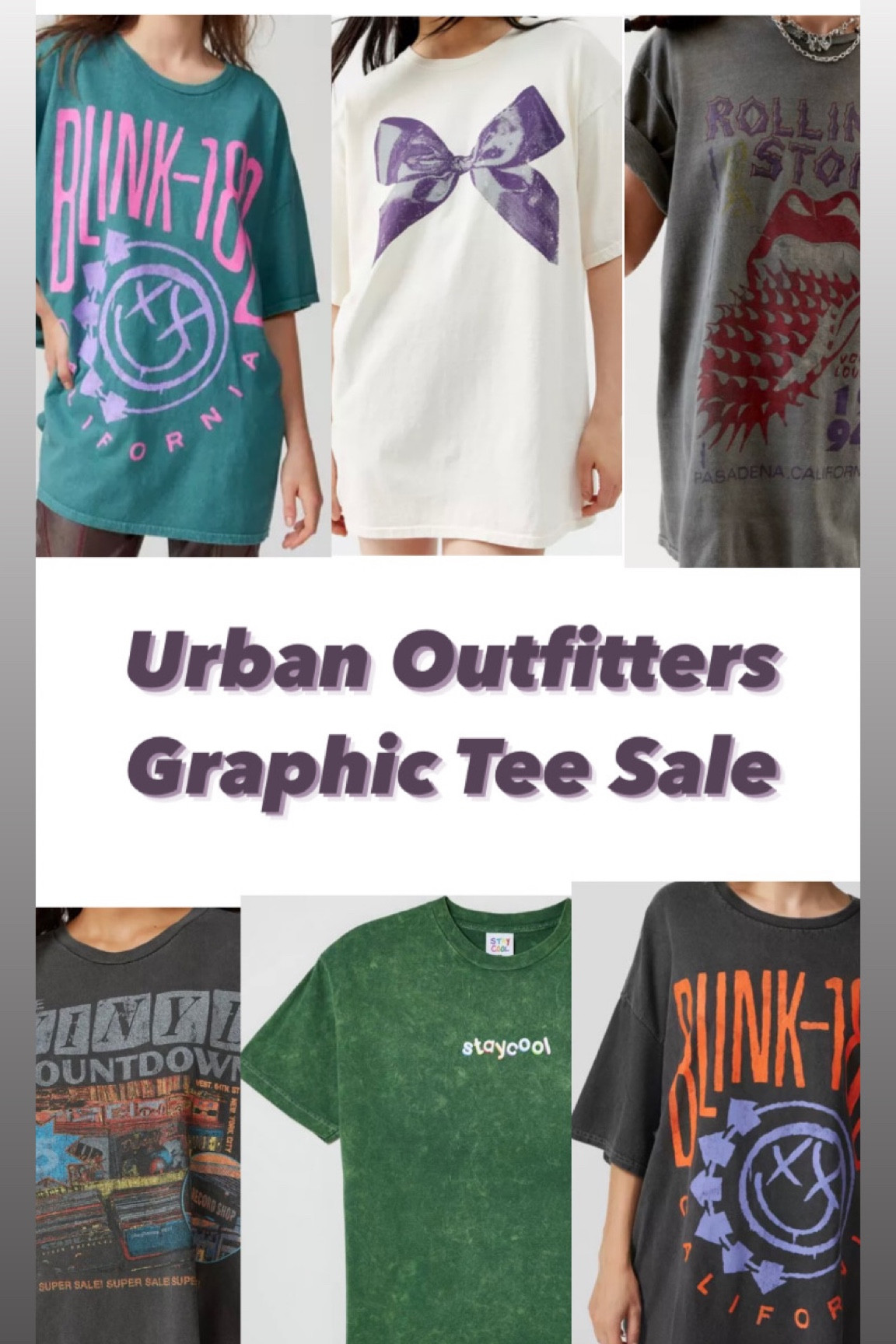 Huge sale ar urban outfitters for their graphic tees! Love these for some easy outfits 
#graphictee #sale #urbanoutfitters

#LTKstyletip #LTKFestival #LTKsalealert