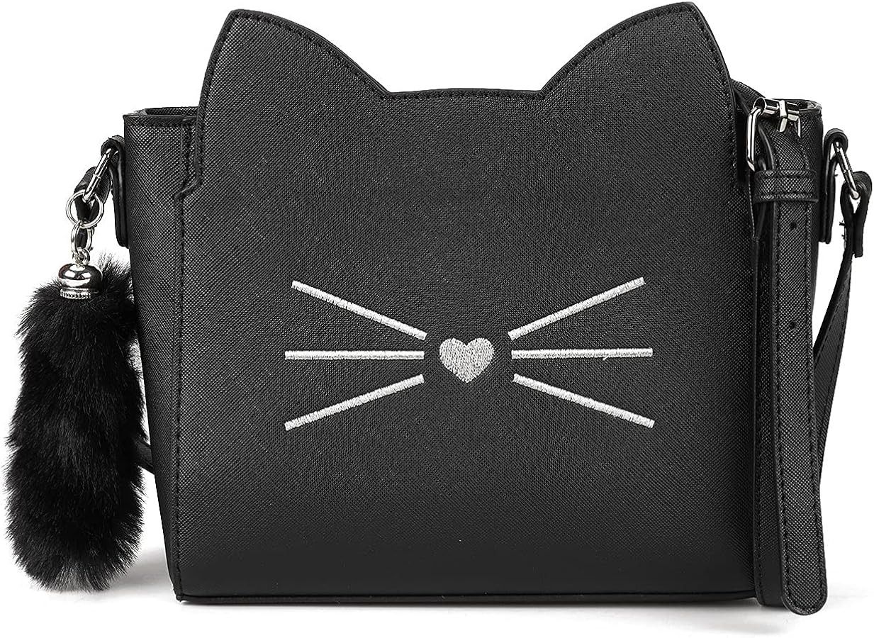 AFKOMST Kawaii Cat Purse for Ladies Girls and Teens, Small Kitty Bag and Novelty Gifts for Birthd... | Amazon (US)