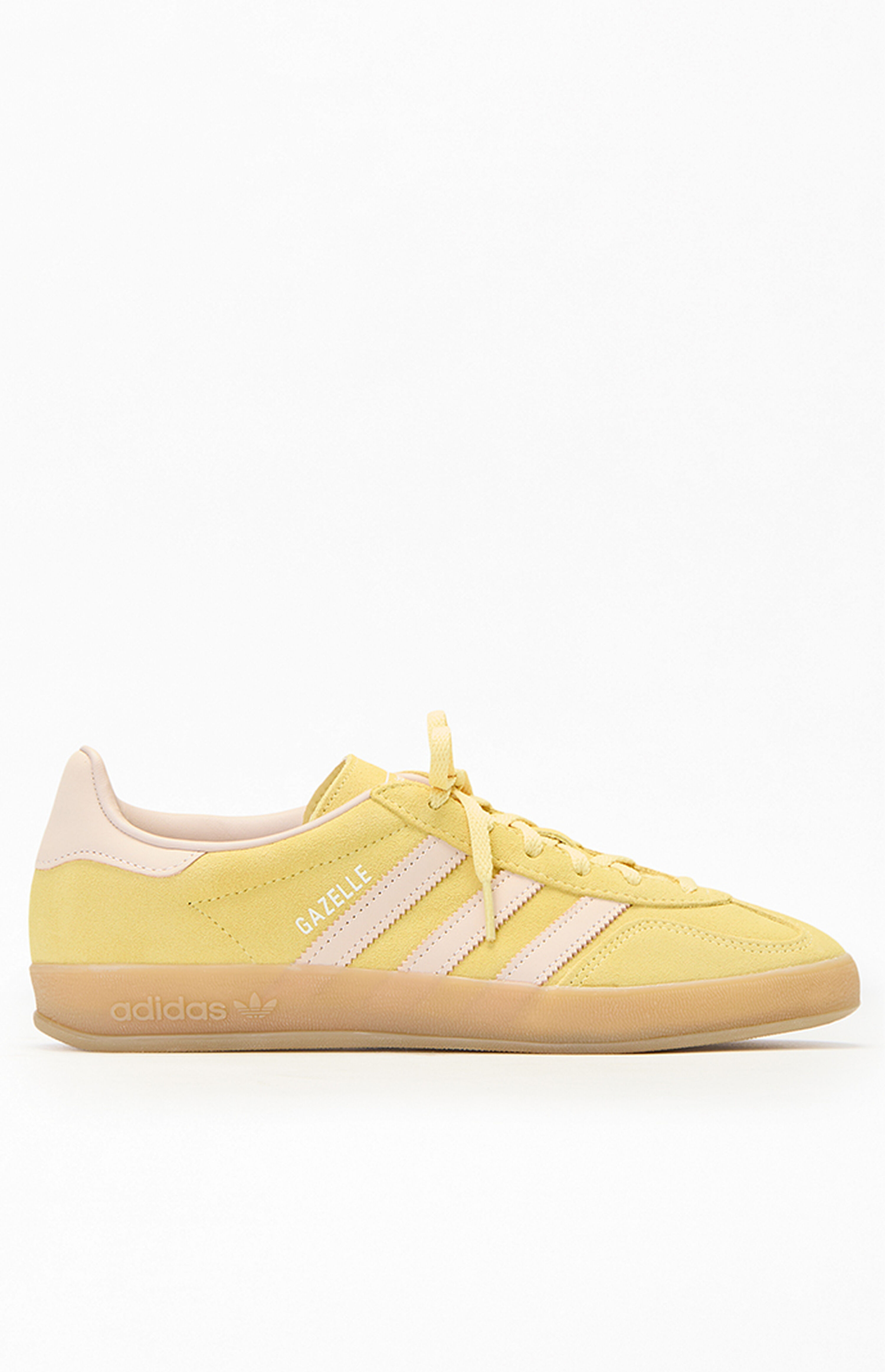 adidas Women\u2019s Yellow Gazelle Indoor Sneakers | PacSun