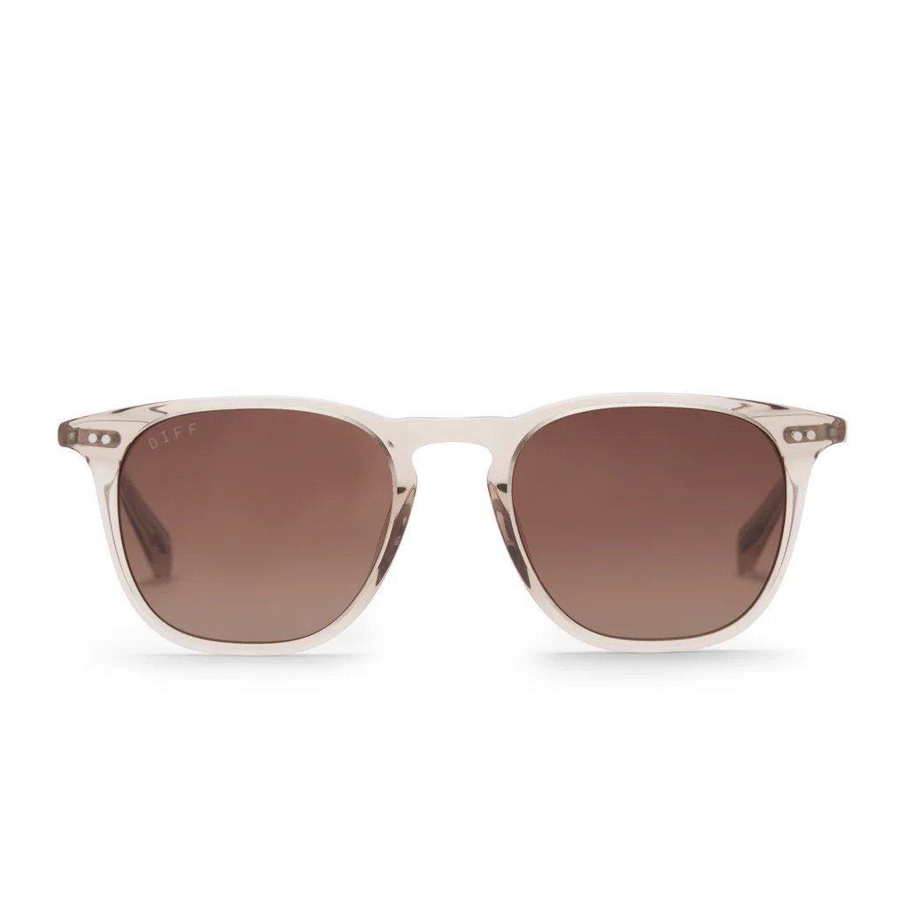 vintage crystal   brown gradient polarized | DIFF Eyewear