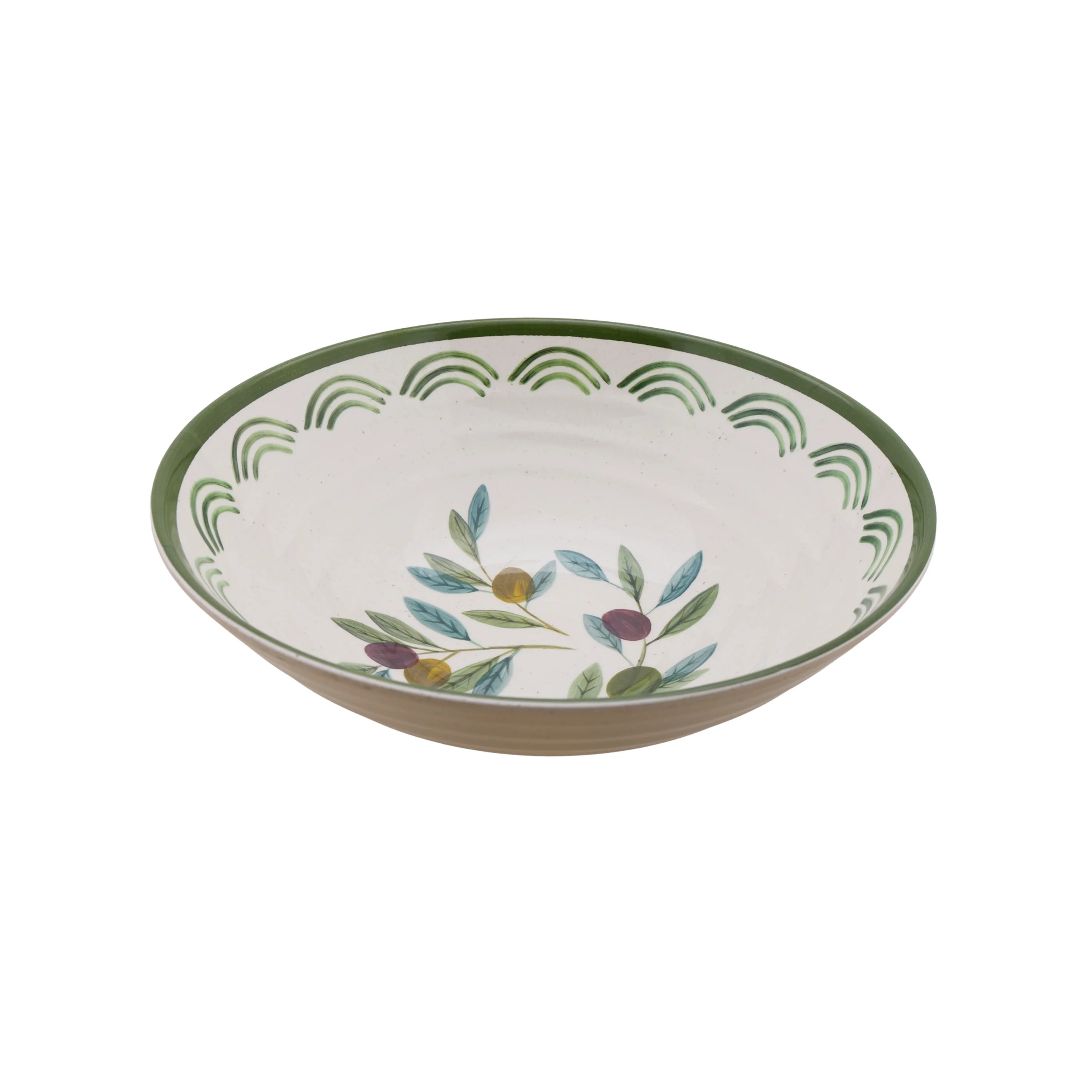 Better Homes & Gardens EcoChoice Bamboo Melamine Serve Bowl in Olive | Walmart (US)