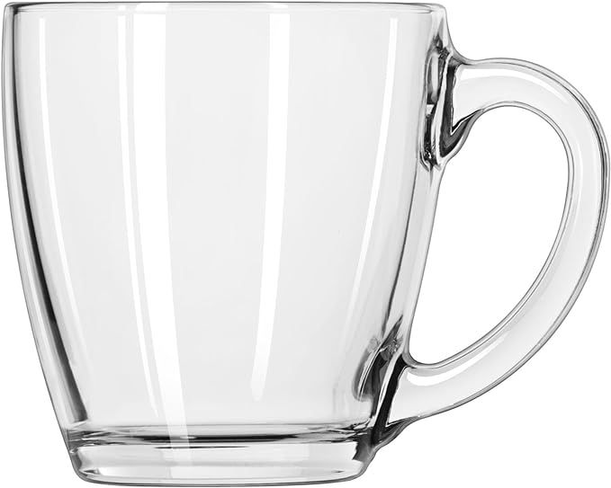 Libbey 15-1/2-Ounce Tapered Mug, Box of 6, Clear | Amazon (US)