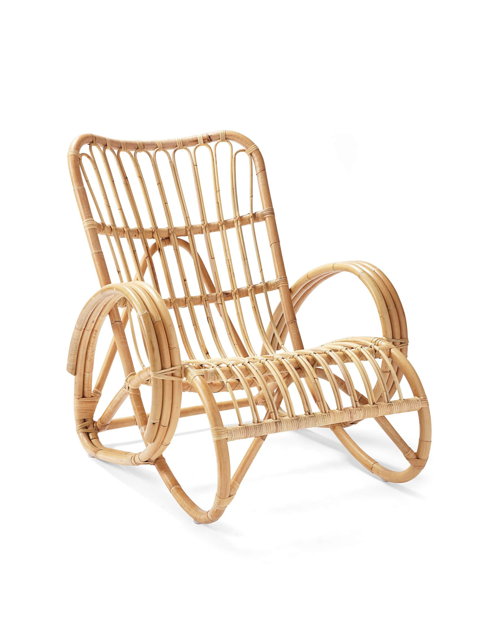Palms Rattan Chair | Serena and Lily
