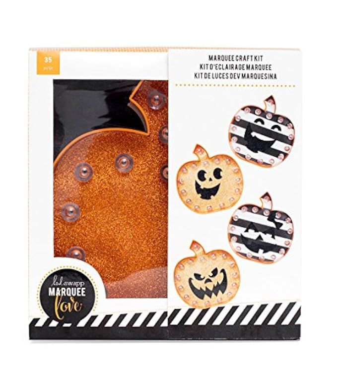American Crafts Heidi Swapp Marquee Kit Halloween Plastic Pumpkin | Amazon (US)