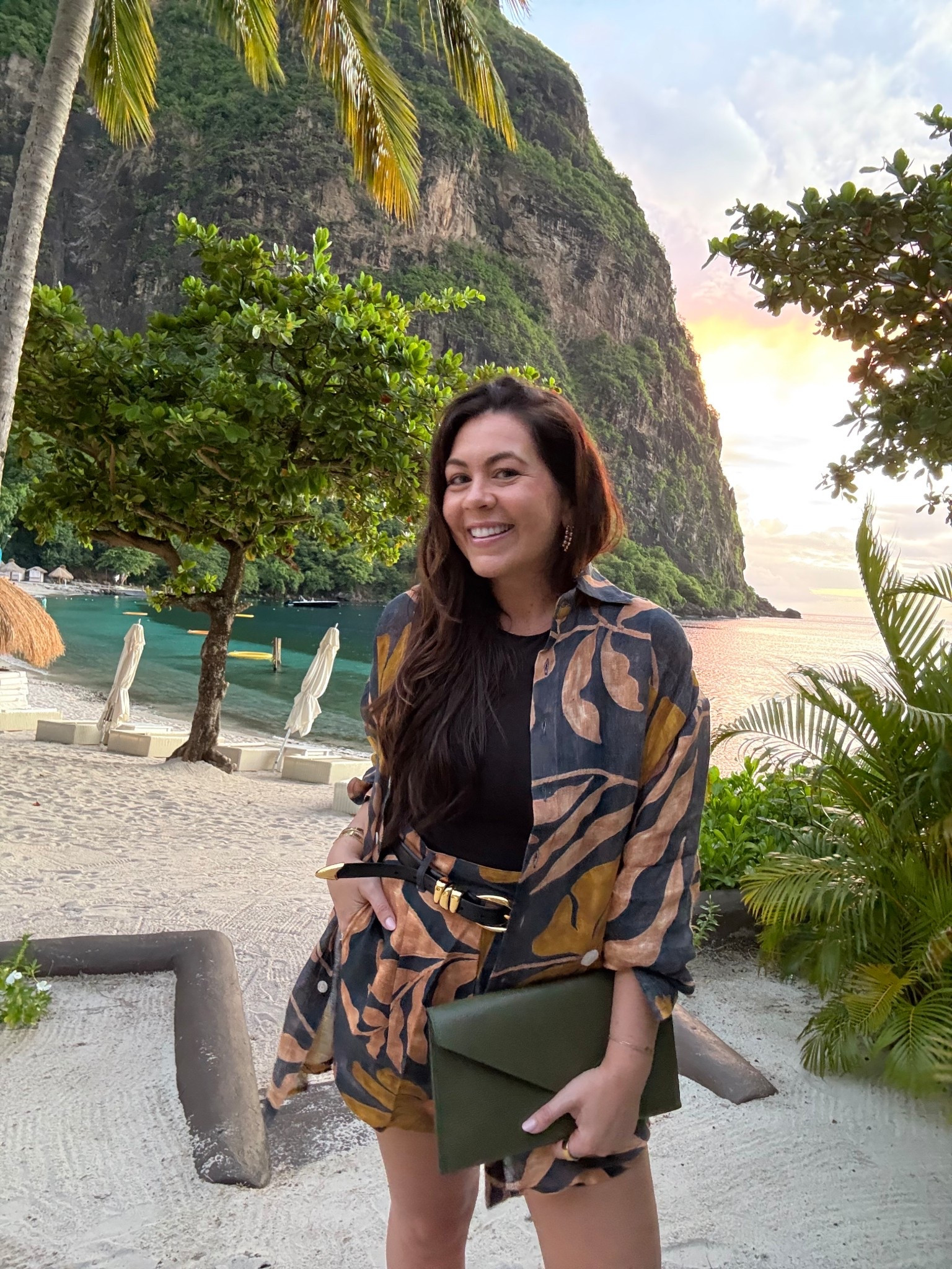 Fun vacation outfit for night two in St.Lucia. - wearing size small in set 

#vacation #vacationoutfit #travel #carribean #vitamina