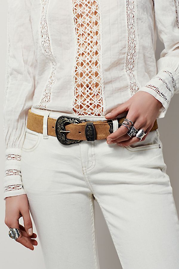 Black Rock Western Belt | Free People (Global - UK&FR Excluded)