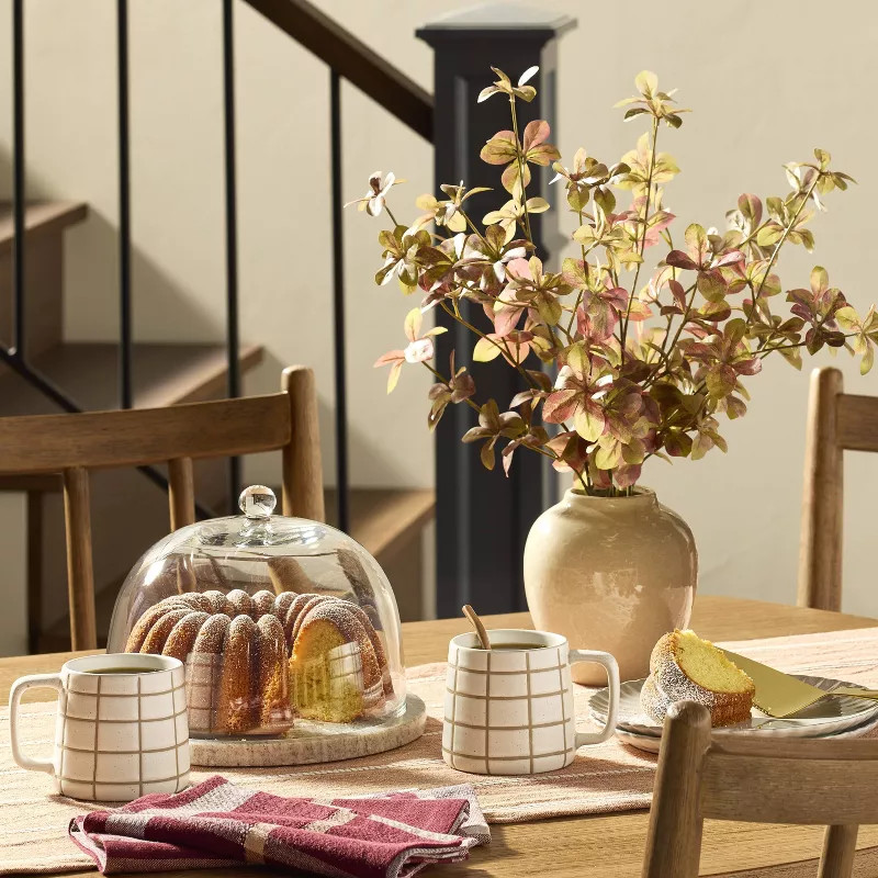 Marble Covered Dessert Stand Warm Gray - Hearth & Hand™ with Magnolia | Target