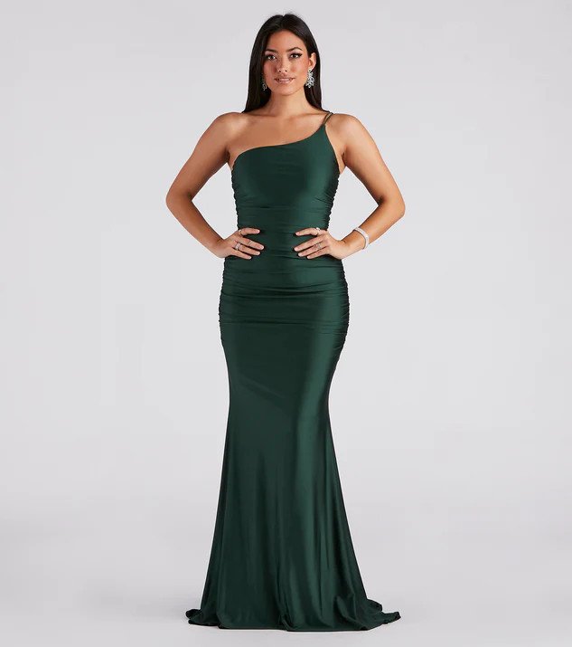 Nicole Formal One-Shoulder Mermaid Dress | Windsor Stores