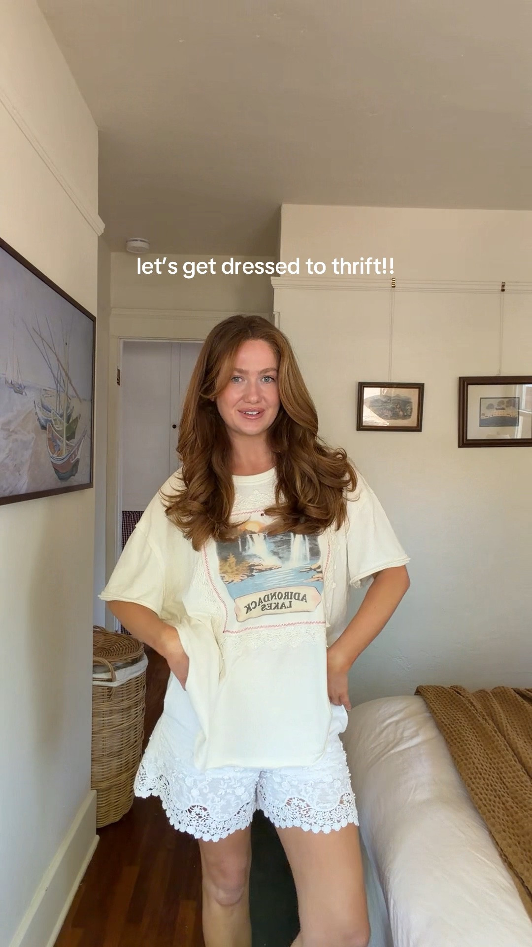 Graphic tee is old from free people!