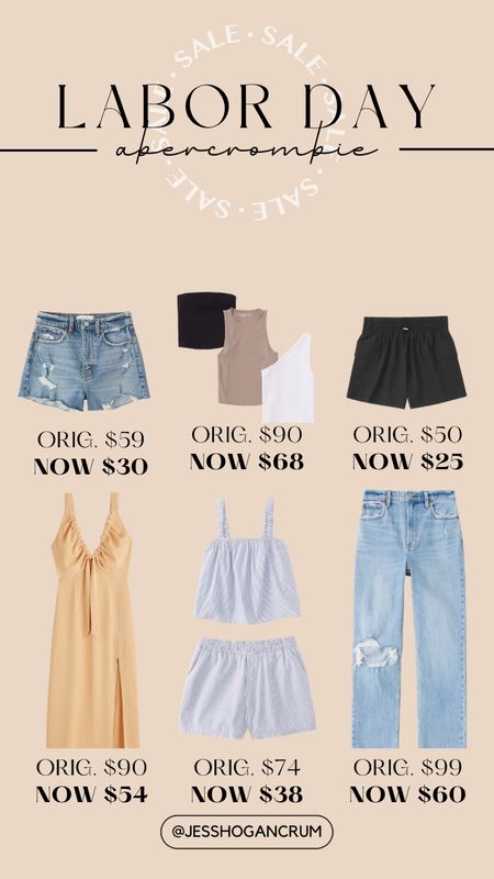 labor day // sale // sale alert // fashion // abercrombie // jeans // shorts // dress // tops // sleep set // athleisure // under 100 

#LTKunder100 #LTKstyletip #LTKsalealert