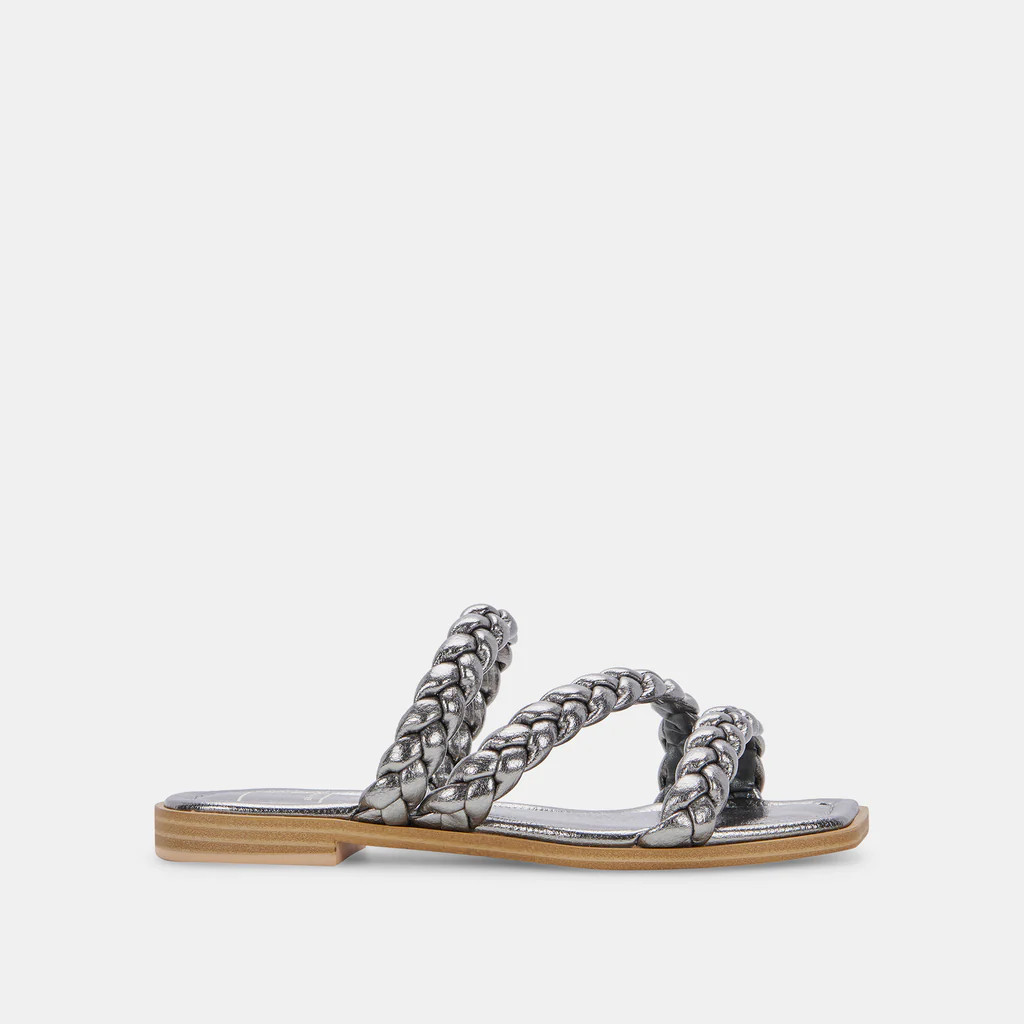 IMAN SANDALS GRAPHITE METALLIC STELLA | DolceVita.com