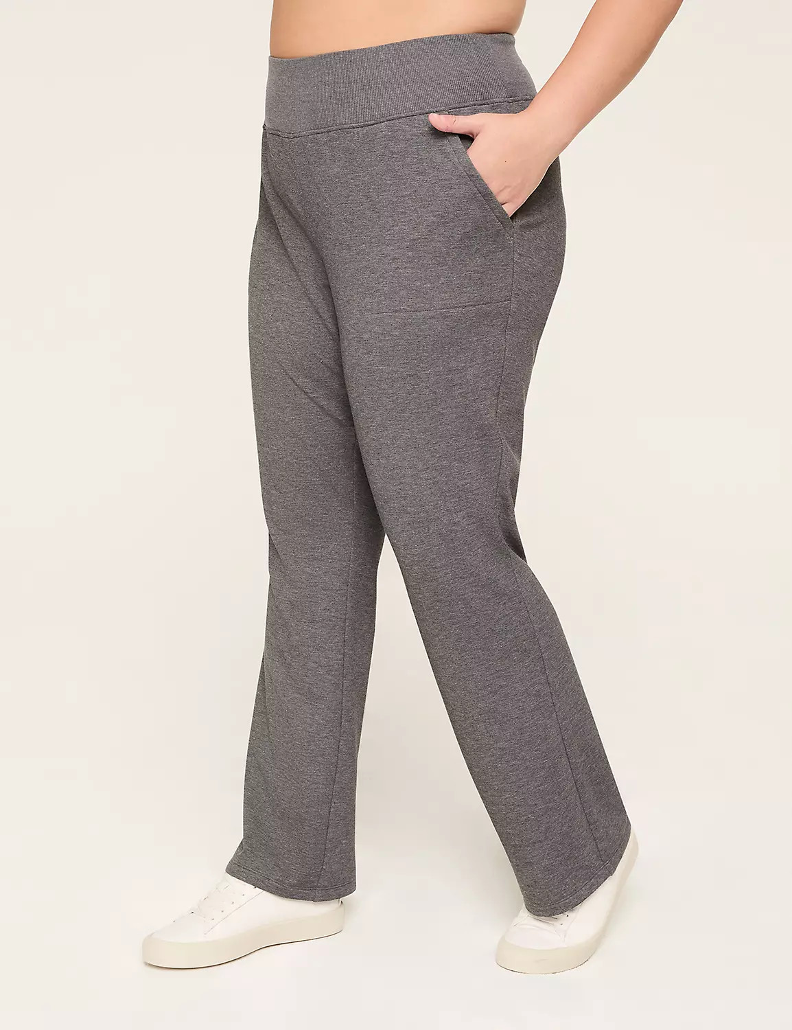 LIVI Fleece Relaxed Bootcut Pant | Lane Bryant (US)