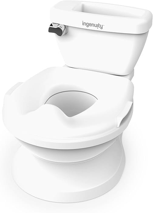 Summer Infant by Ingenuity My Size Potty Pro in White, Toddler Potty Training Toilet, Lifelike Fl... | Amazon (US)