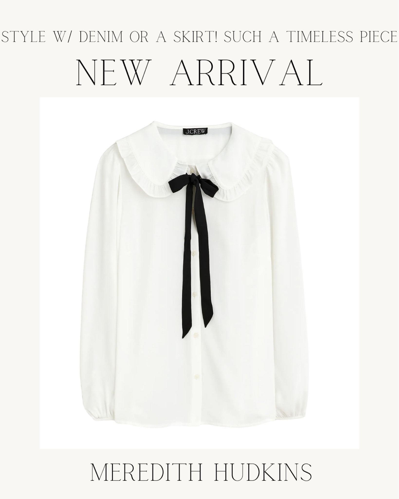 Drapey ruffle-collar button-up … curated on LTK