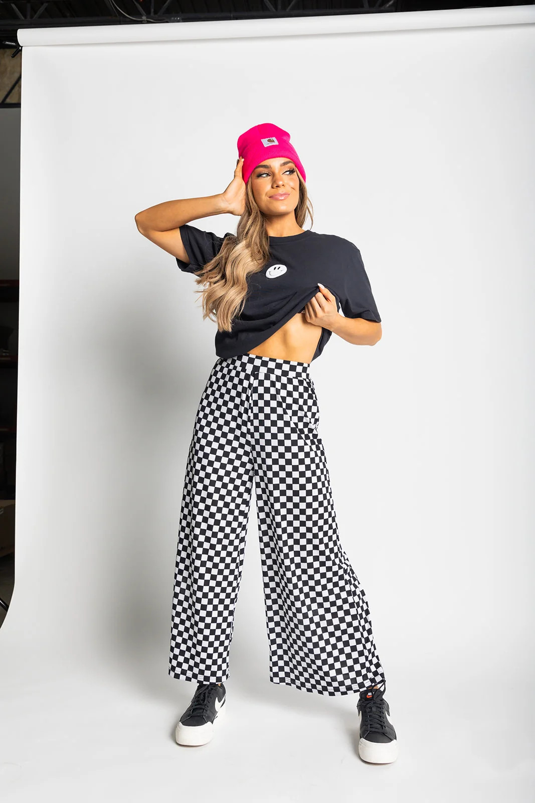 My Reputation Checkered Pants - Black | WKNDchasers