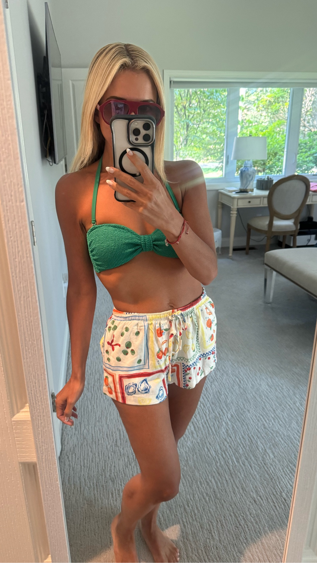 Pool ootd 
Wearing a s in the bikini and xs in shorts.   

Swimsuit, swim, bikini, cover up, target style, target fashion, beach, vacation, resort wear

#LTKStyleTip #LTKFindsUnder50 #LTKSwim
