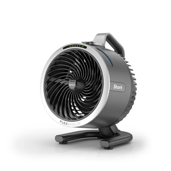 Shark FlexBreeze HydroGo Fan, Corded & Cordless, 5 Speeds, Evaporative Misting, FA052 Grey | Walmart (US)