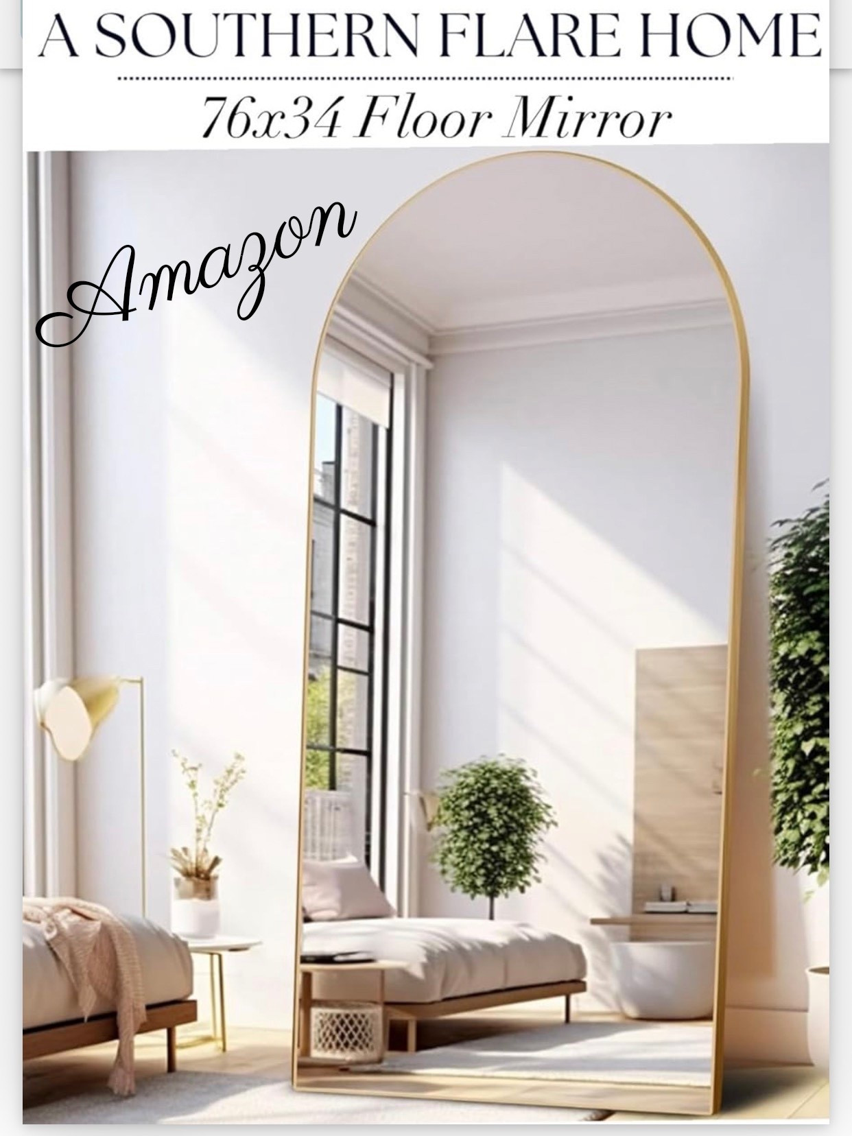 Amazon Home/ large Floor Mirror 

#LTKHome