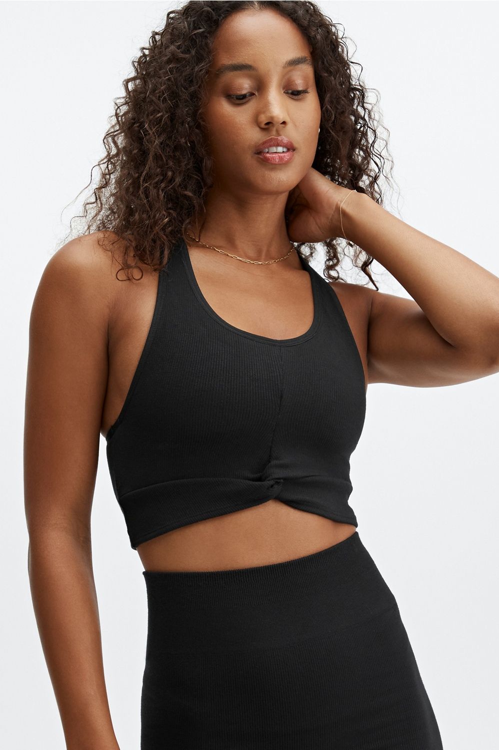 Kinsley Front Knot Seamless Bra | Fabletics