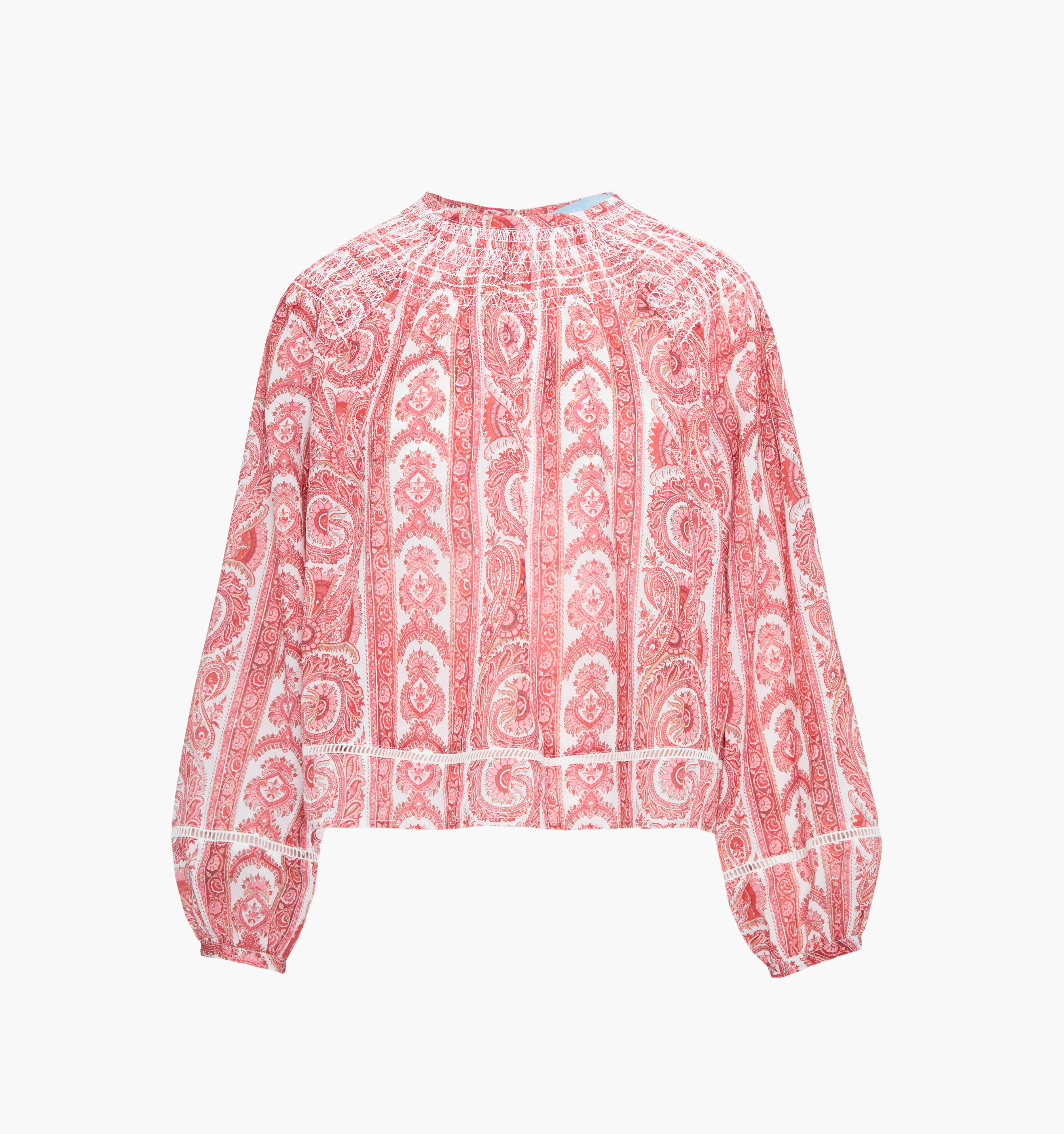 The Skye Top | Coral Corsica Paisley / XXS | Hill House Home | Hill House Home US