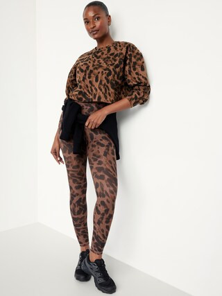 Dynamic Fleece Oversized Crop Sweatshirt | Old Navy (US)