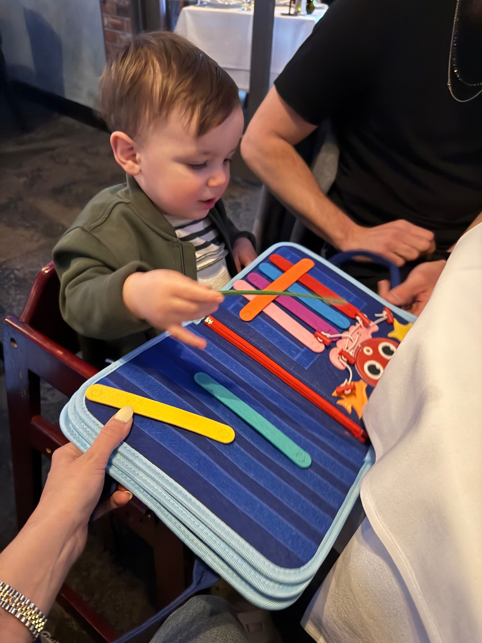 busy board 🤝 baby/toddler in restaurant 

#LTKBaby #LTKHome #LTKFamily