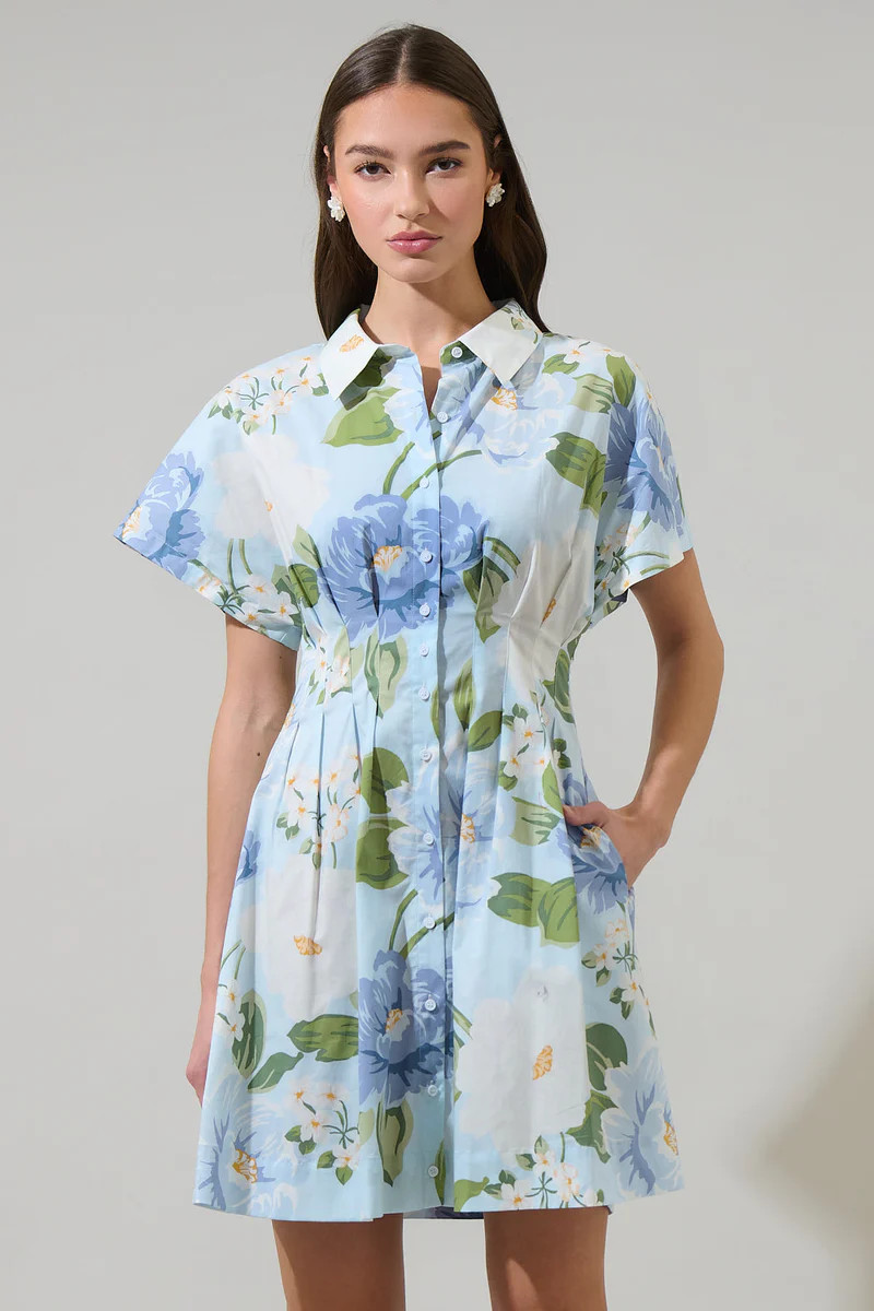 Sloane Floral Alix Mini Dress | Sugarlips