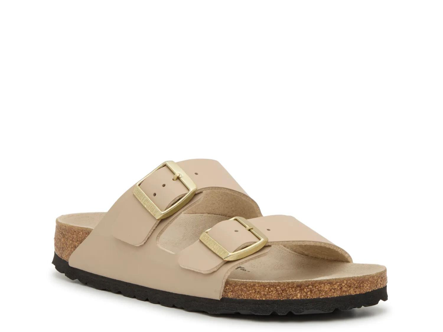 Birkenstock Arizona Slide Sandal | Women's | Sand | Size EU 39 / US Womens 8-8.5 / Mens 6-6.5 | Sandals | Footbed | DSW