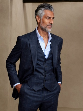 Perfect Italian Flannel Suit Jacket | Banana Republic (US)