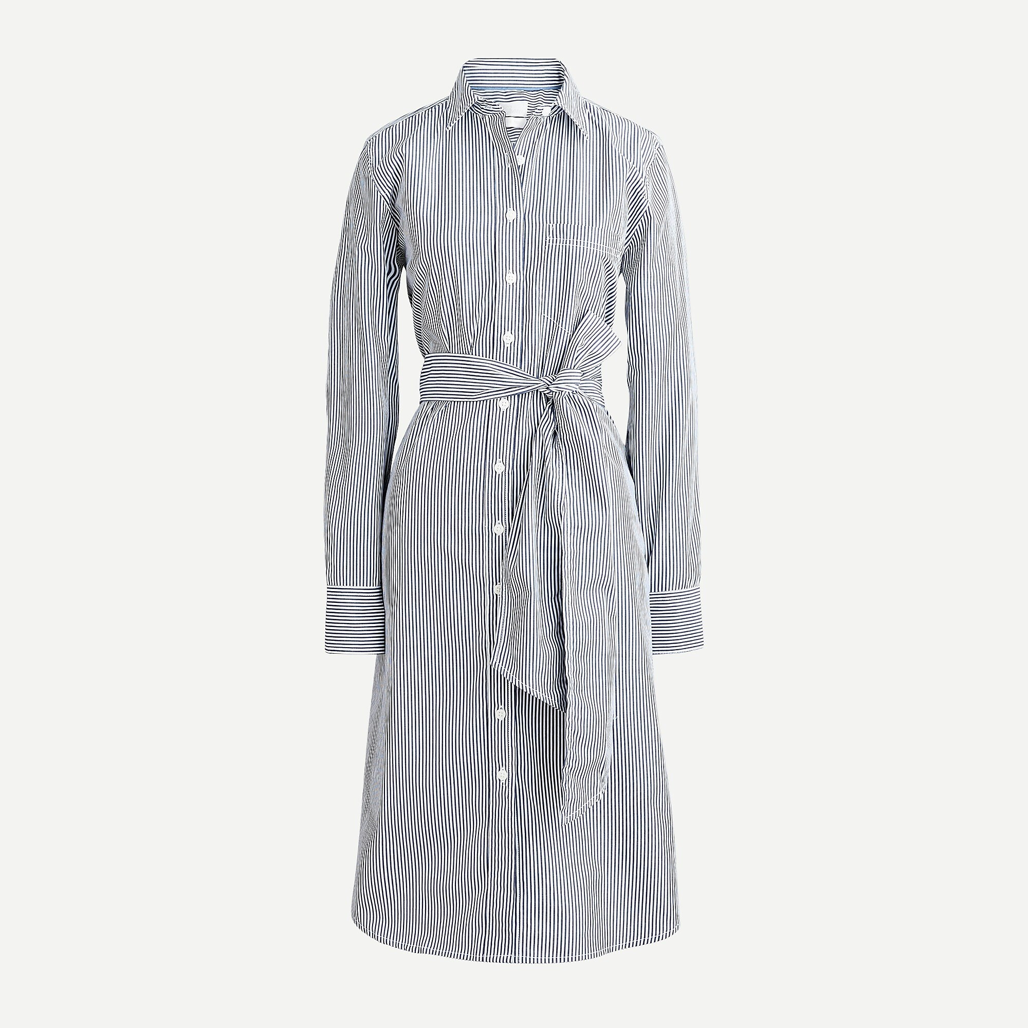 Classic-fit crisp cotton poplin shirtdress | J. Crew US
