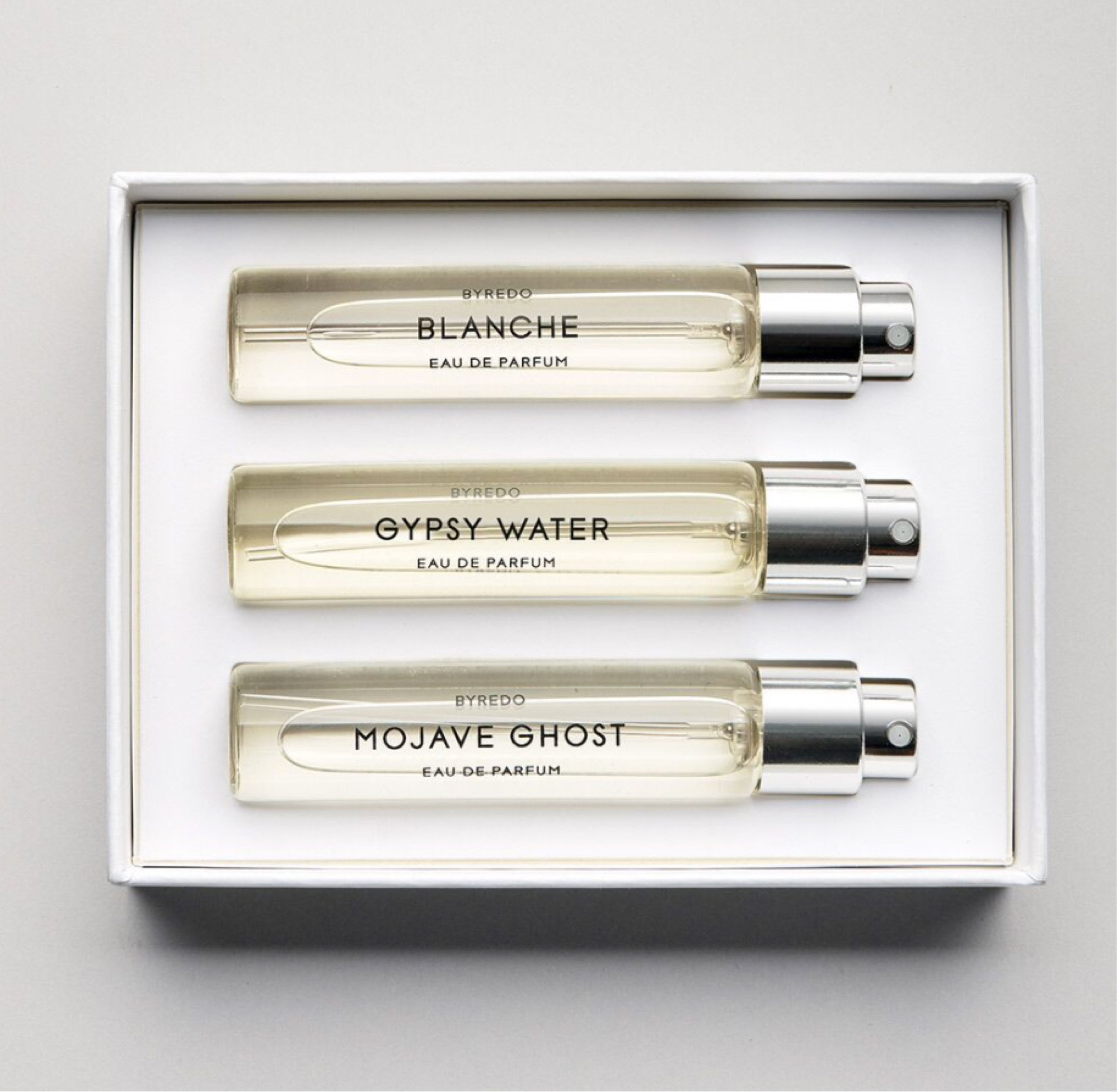 Byredo perfume. Byredo Blanche. Byredo Mojave Ghost. Byredo Gypsy Water. Byredo. Blanche. Mojave Ghost. Gypsy Water. Travel Size perfume. Best of Byredo perfume. Byredo gift set.

#LTKbeauty #LTKtravel #LTKSeasonal