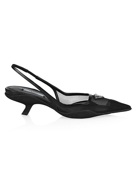 Sport-Sole Mesh Slingback Pumps | Saks Fifth Avenue