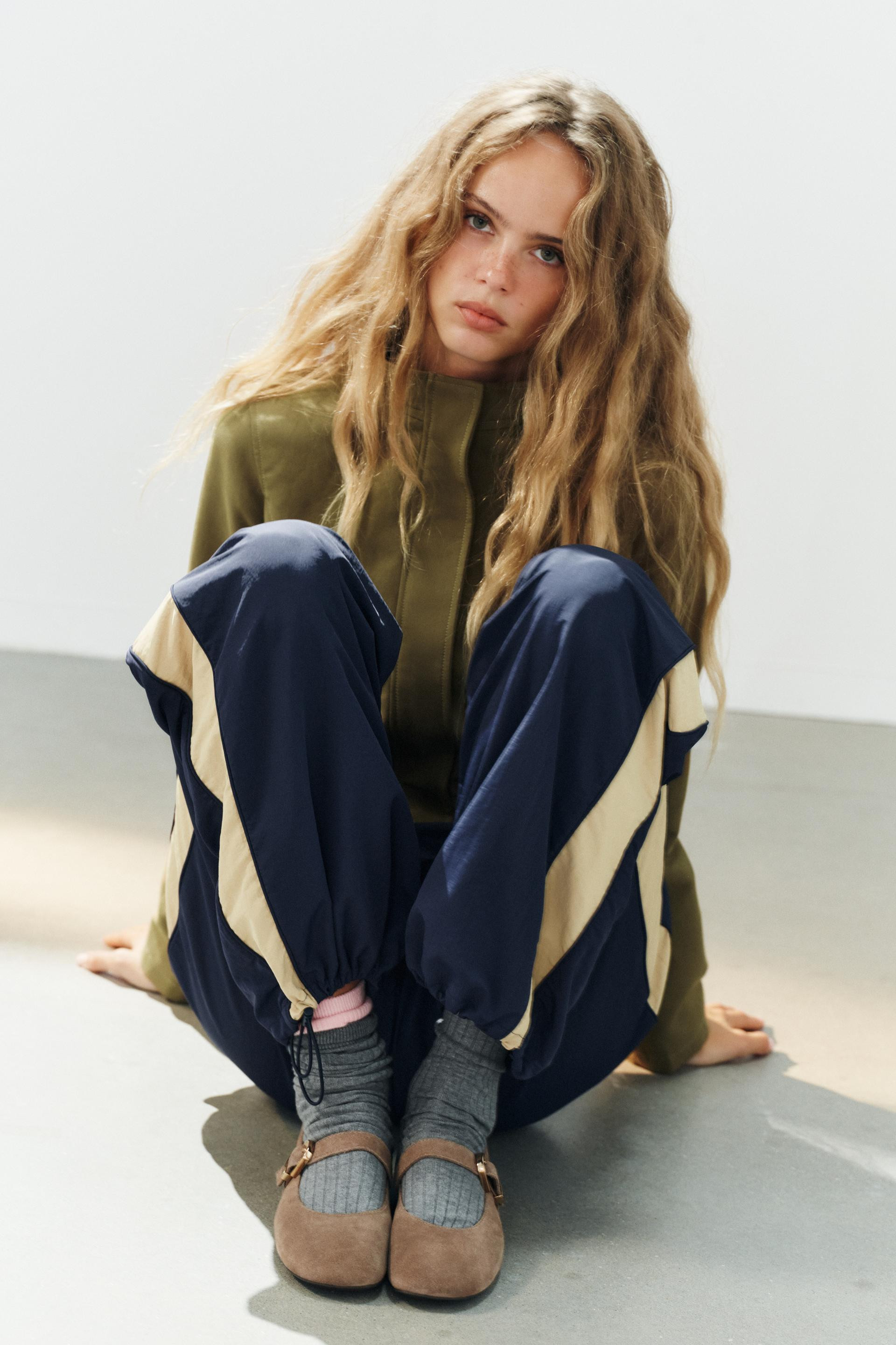 SUEDE BALLET FLATS | Zara US