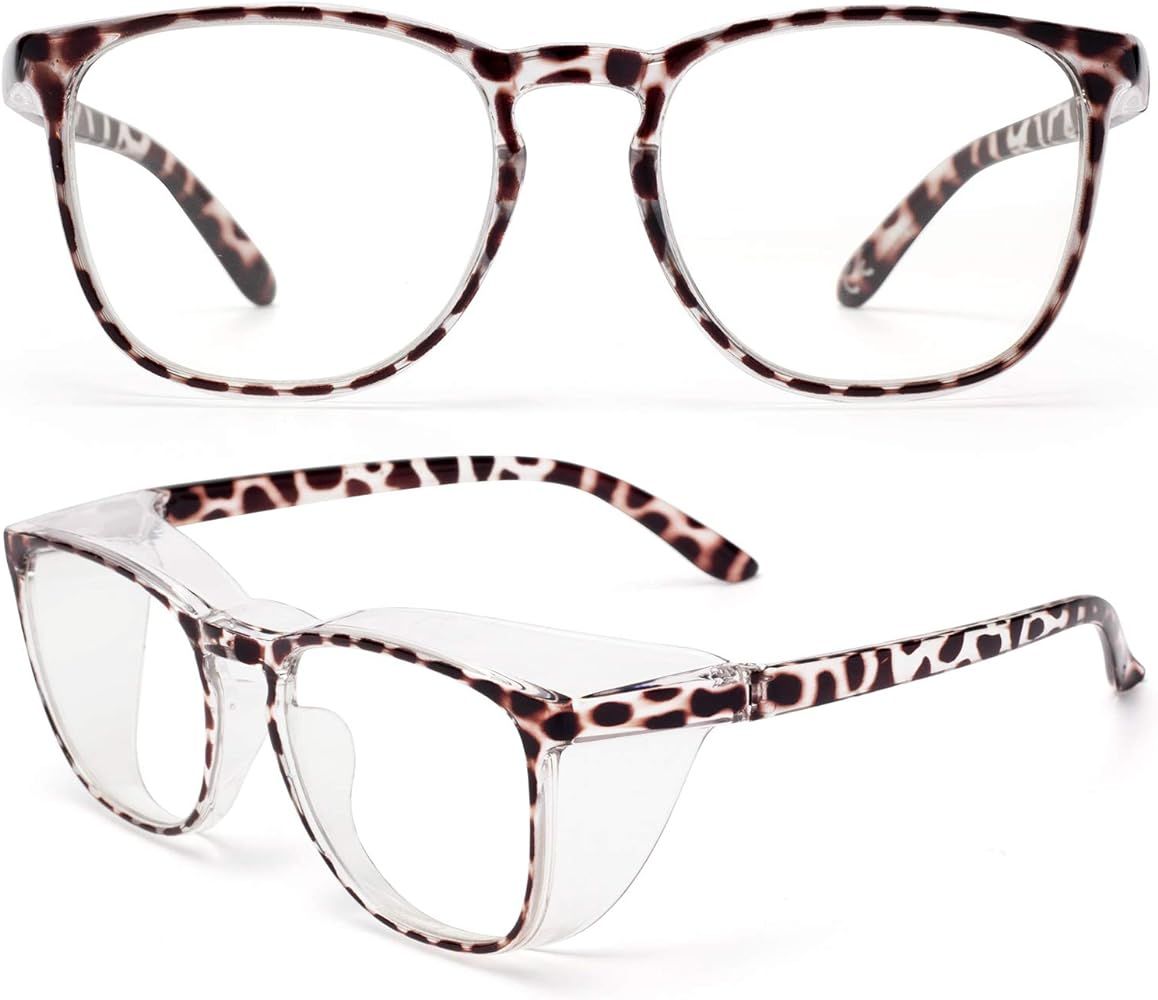 LianSan Oversize Anti-Fog Safety Goggles Anti-Dust Big Frame Anti-Blue Ray Safety Glasses for Men... | Amazon (US)