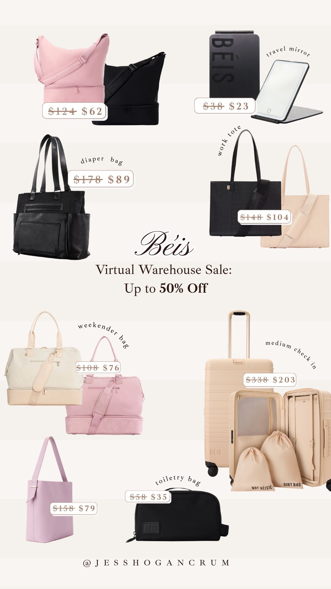 Beis warehouse sale - up to 50% off my favorite luggage & travel bags! 

suitcase, on sale, travel necessities, travel bag 

#LTKTravel #LTKSaleAlert