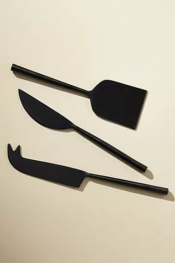 Streamlined Cheese Knives, Set of 3 | Anthropologie (US)