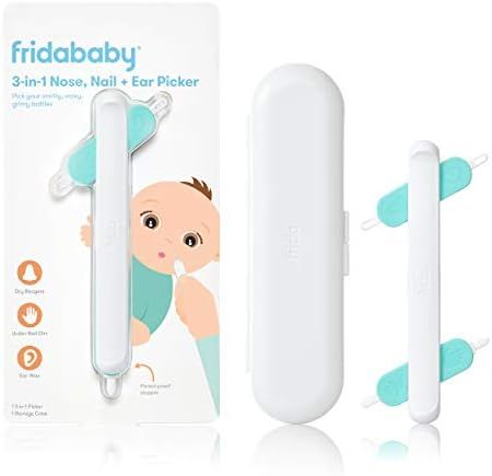 FridaBaby 3-in-1 Nose, Nail + Ear Picker by Frida Baby the Makers of NoseFrida the SnotSucker, Sa... | Amazon (US)