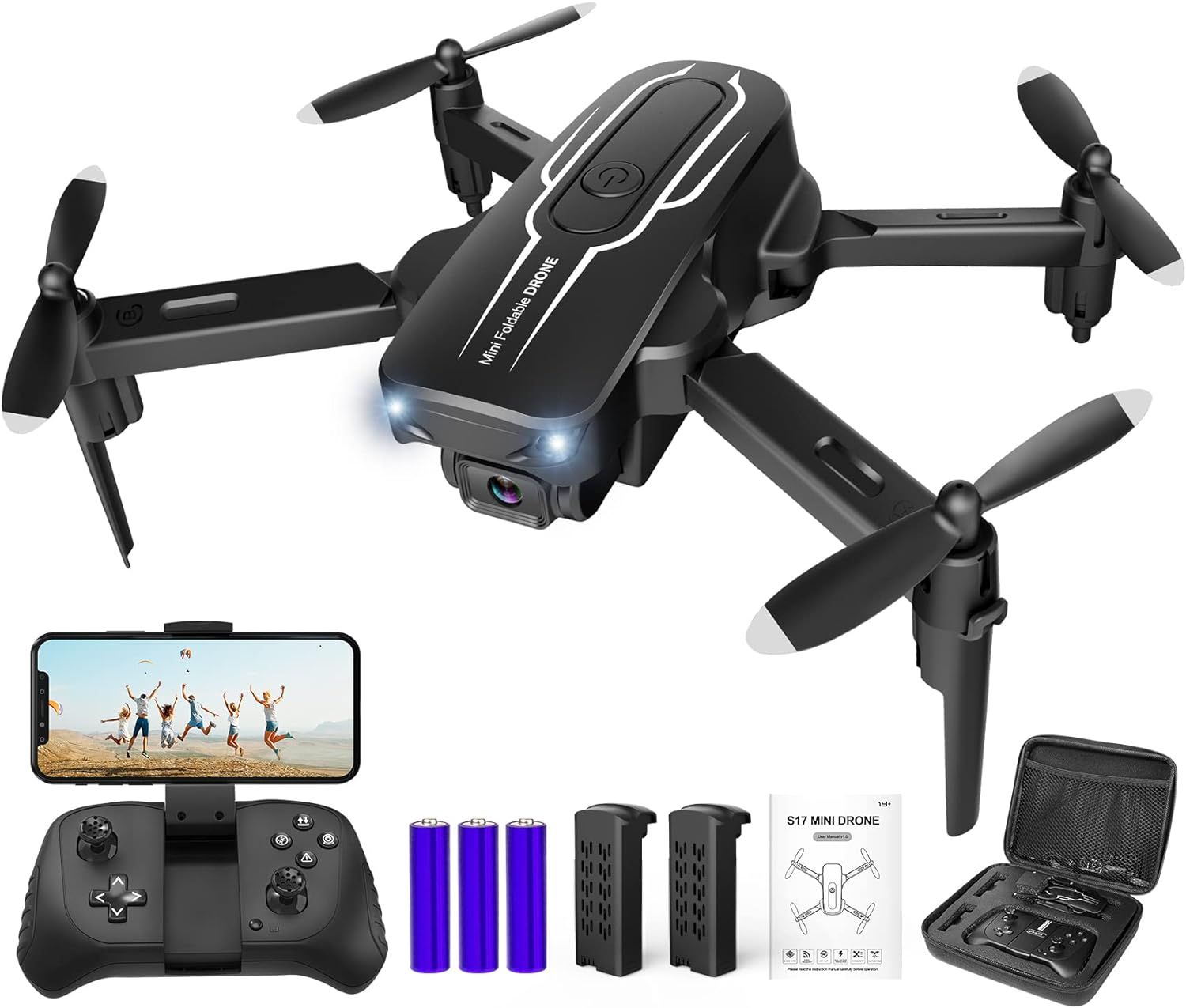 Amazon.com: Mini Drone with Camera for Adults Kids - 1080P HD FPV Camera Drones with Carrying Cas... | Amazon (US)
