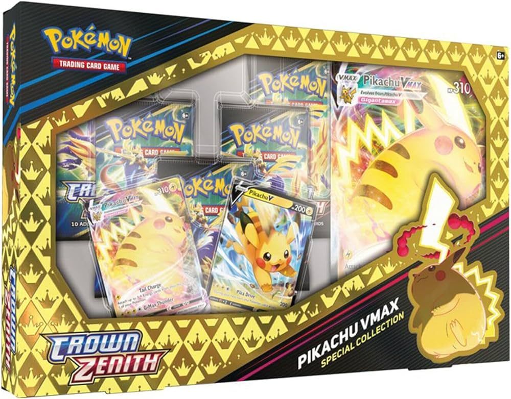 Pokemon TCG: Crown Zenith Special Collection - Pikachu VMAX | Amazon (US)