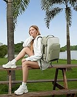 LOVEVOOK 40L Travel Backpack for Women & Men, Large Carry on Backpack for Airplanes with 3 Packin... | Amazon (US)